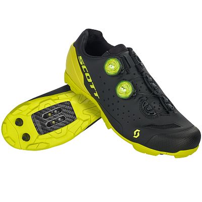 Превью  Велоботинки для кросс-кантри SCOTT MTB RC Matt Black/Sulphur Yellow